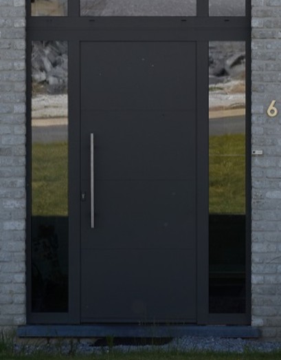 Portes d'entrée en aluminium