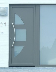 Portes d'entrée en PVC