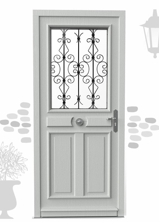 Portes d'entrée traditionnelles bois
