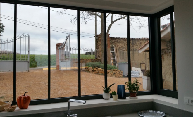Fenêtres aluminium, Villefranche-sur-Saône, Menuiserie Alexandre Brosse
