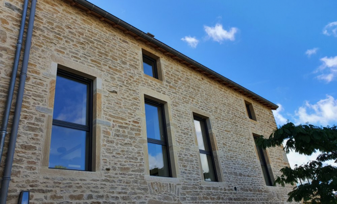 Fenêtres hybrides mixte bois aluminium de qualité Minco, Villefranche-sur-Saône, Menuiserie Alexandre Brosse