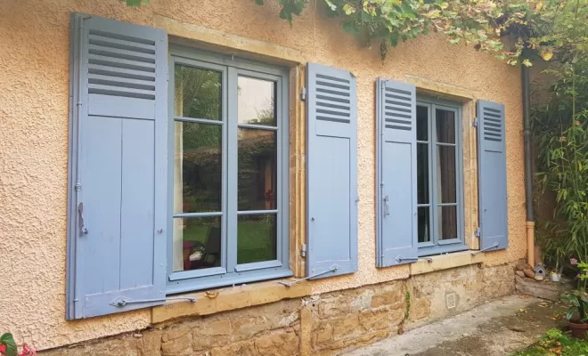Fenêtres hybrides mixte bois aluminium de qualité Minco, Villefranche-sur-Saône, Menuiserie Alexandre Brosse