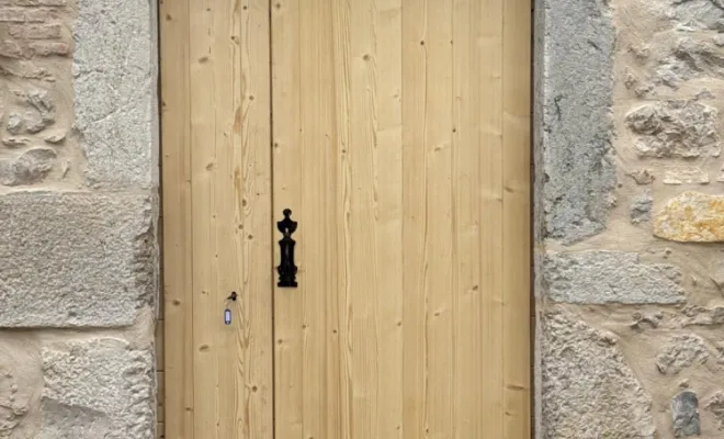 Porte d'écurie bois